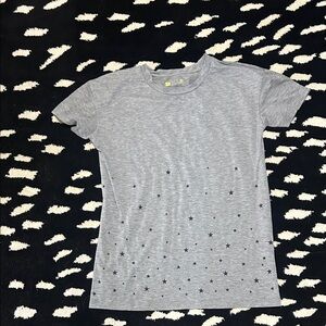 Gray Star Pattern T-Shirt